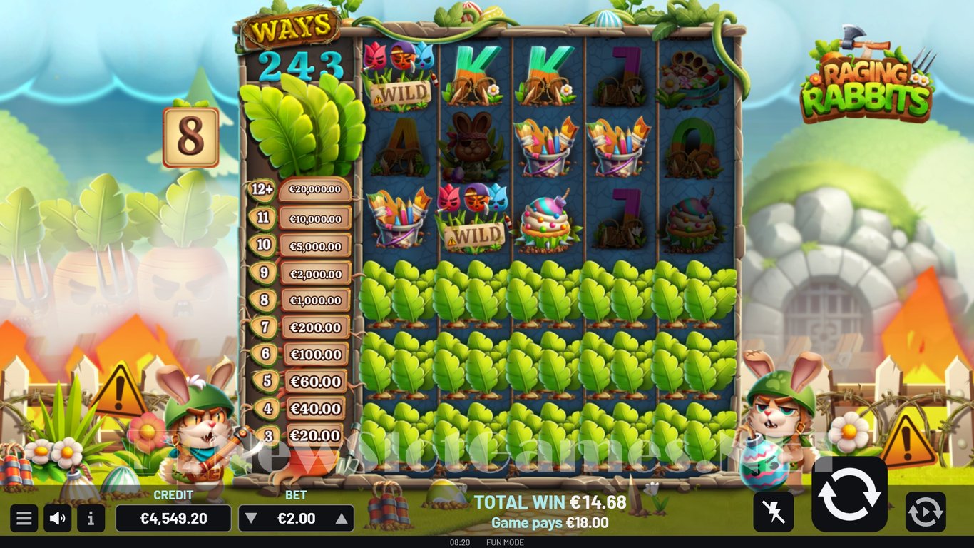 Raging Rabbits Slot Slot Image in Demo - pic. 6