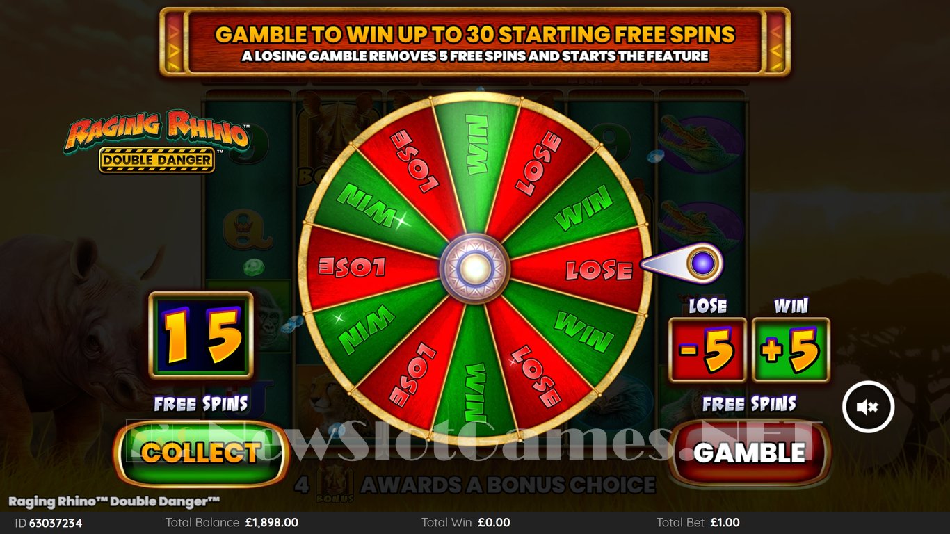 Raging Rhino Double Danger Slot Slot Image in Demo - pic. 5