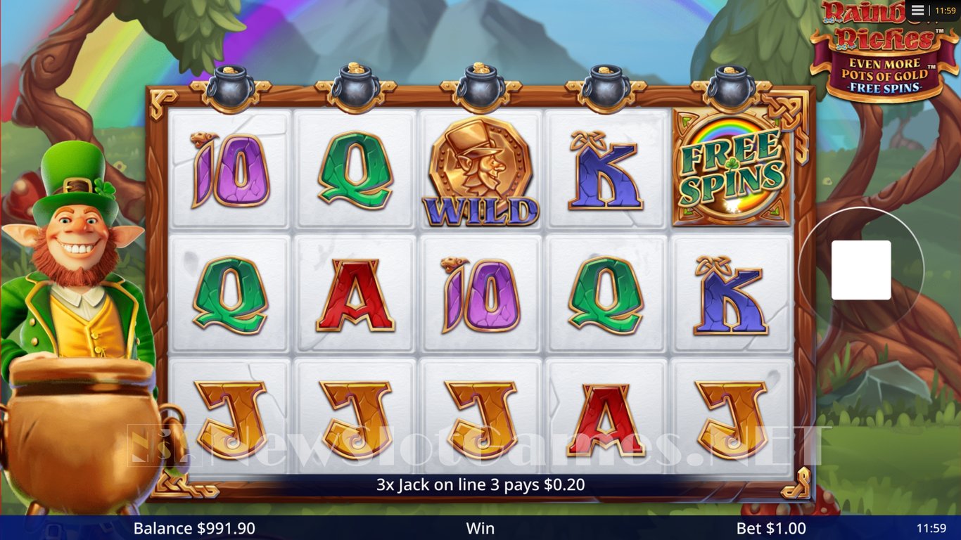 Rainbow Riches Even More Pots of Gold Free Spins Slot Slot Image in Demo - pic. 5