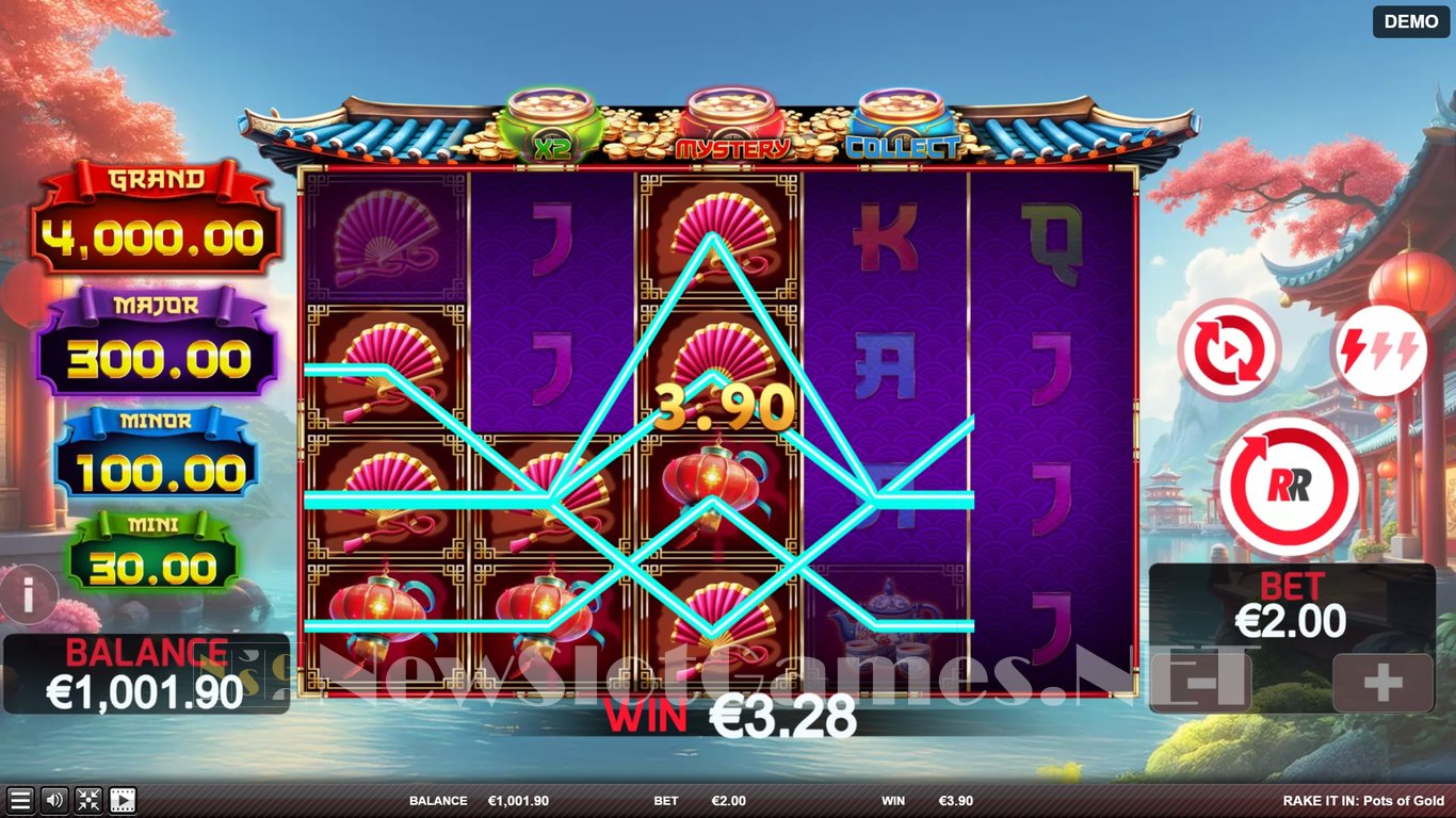 Rake It In Pots of Gold Slot Demo Image