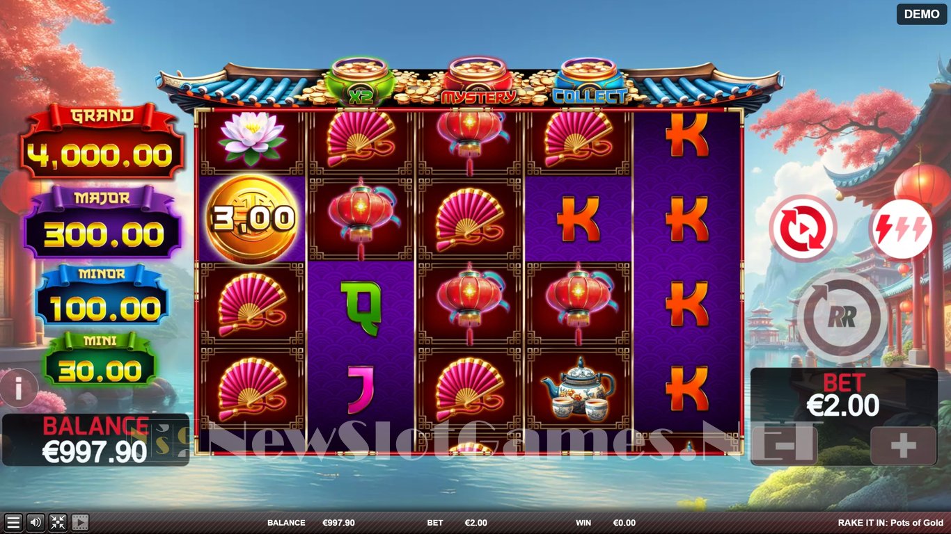 Rake It In Pots of Gold Slot Slot Image in Demo - pic. 2