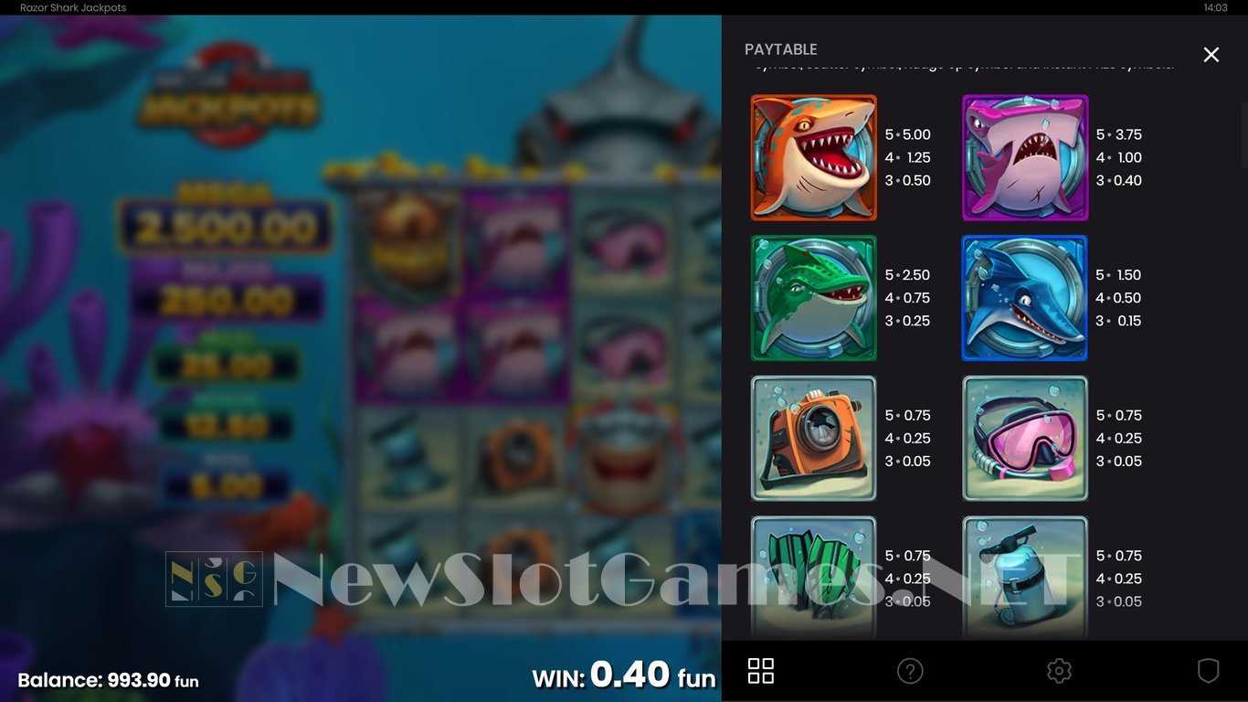 Razor Shark Jackpots Slot Slot Image in Demo - pic. 8