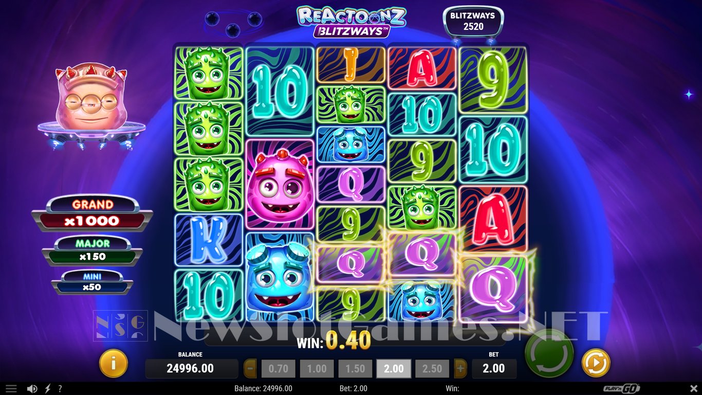 Reactoonz Blitzways Slot Slot Image in Demo - pic. 2
