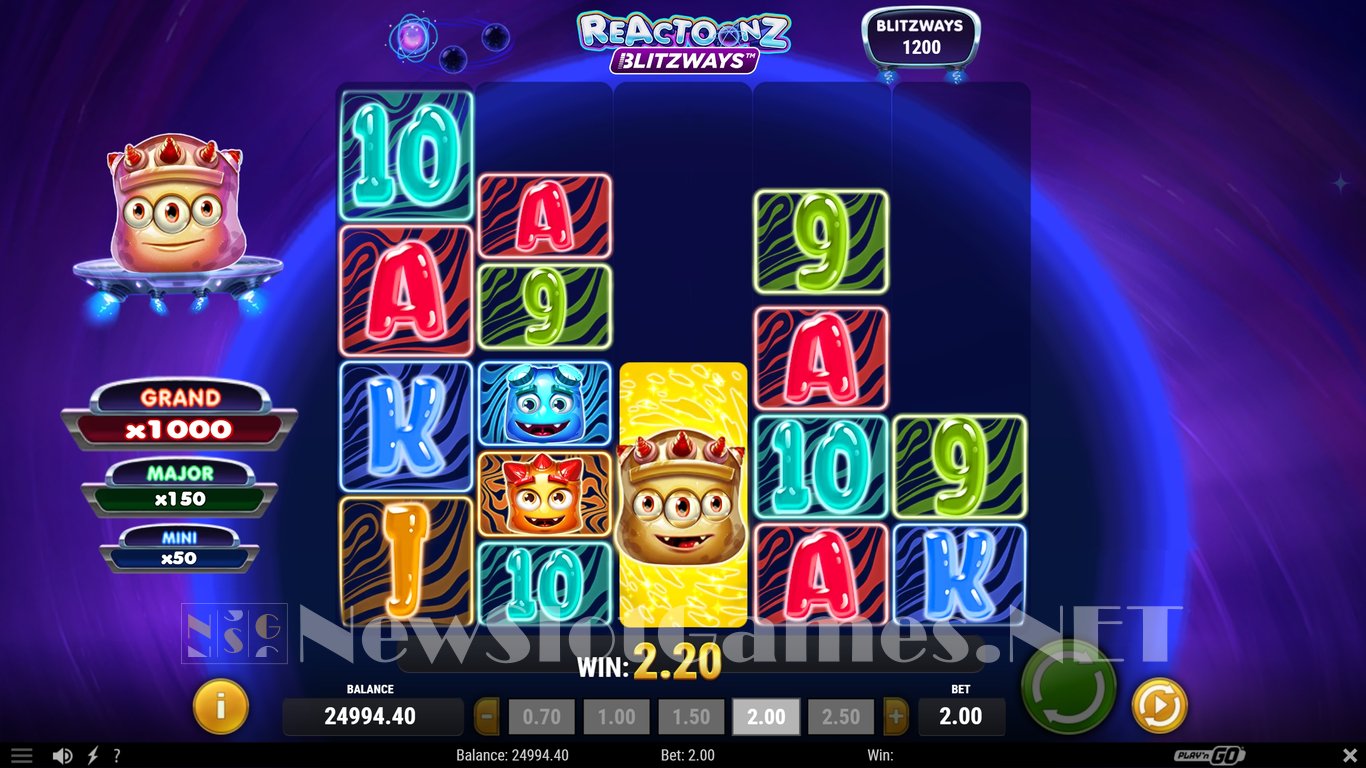 Reactoonz Blitzways Slot Slot Image in Demo - pic. 4