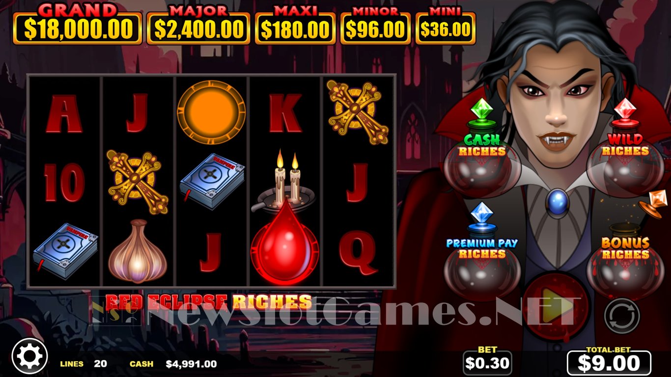 Red Eclipse Riches Slot Demo Image