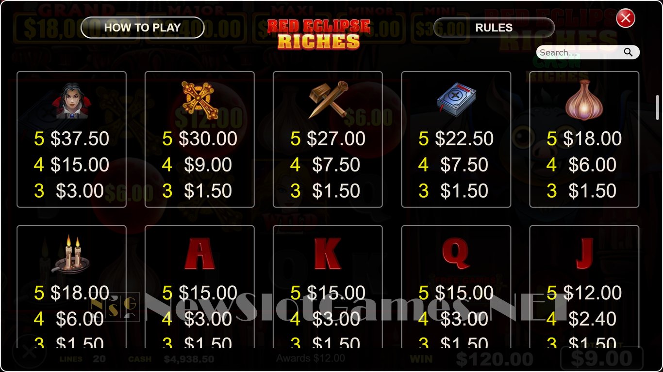 Red Eclipse Riches Slot Slot Image in Demo - pic. 5