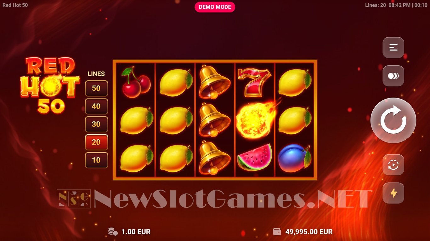 Red Hot 50 Slot Slot Image in Demo - pic. 3