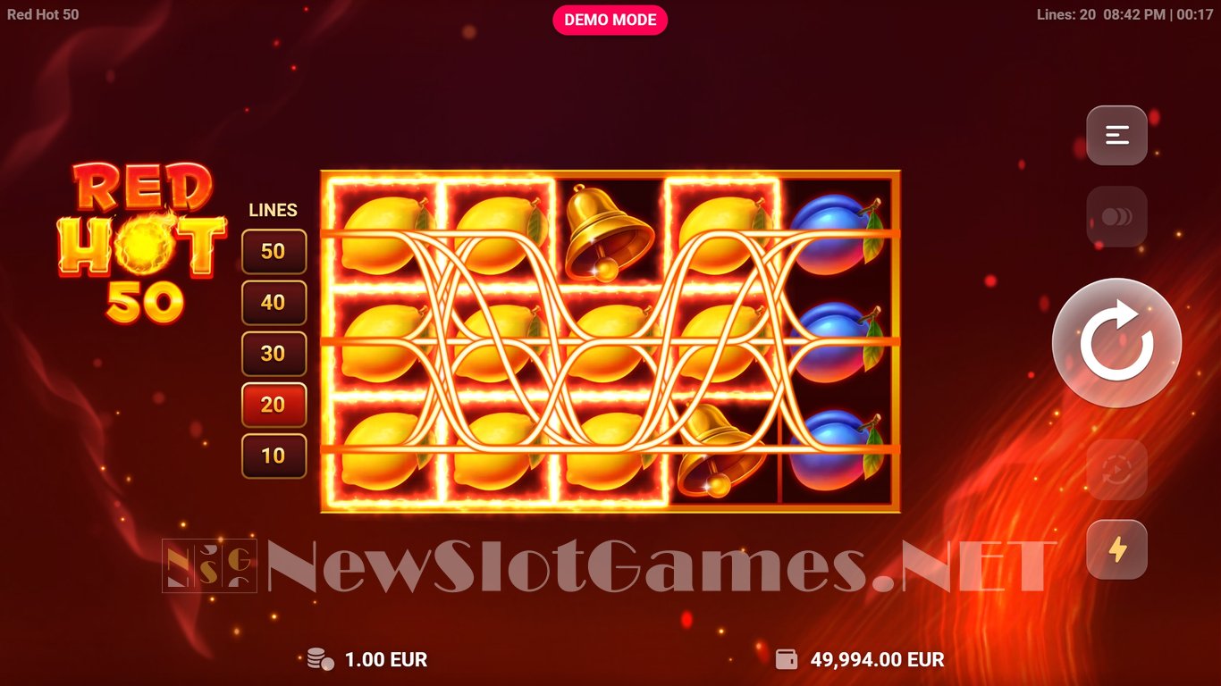 Red Hot 50 Slot Slot Image in Demo - pic. 4