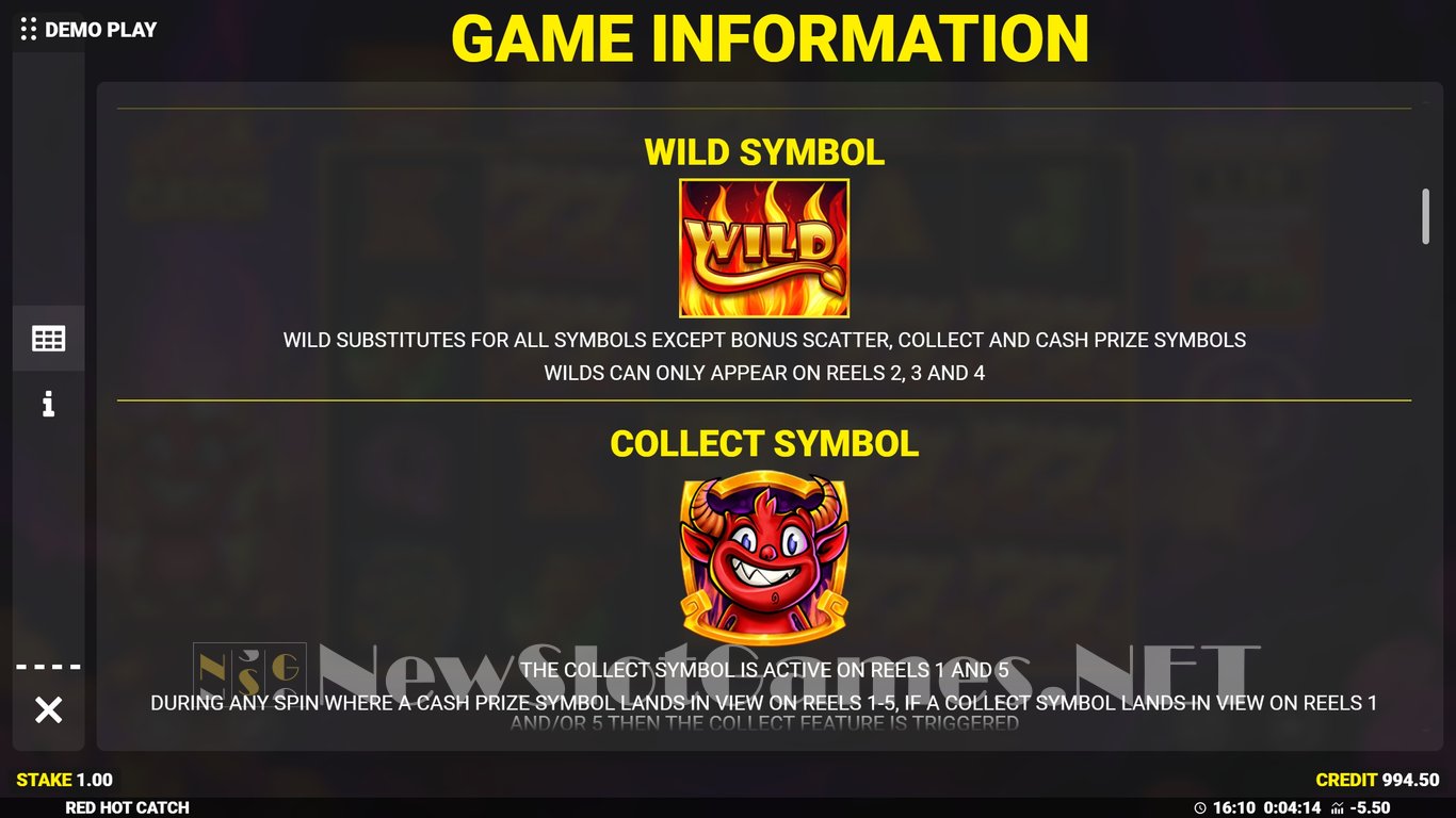 Red Hot Catch Slot Slot Image in Demo - pic. 7
