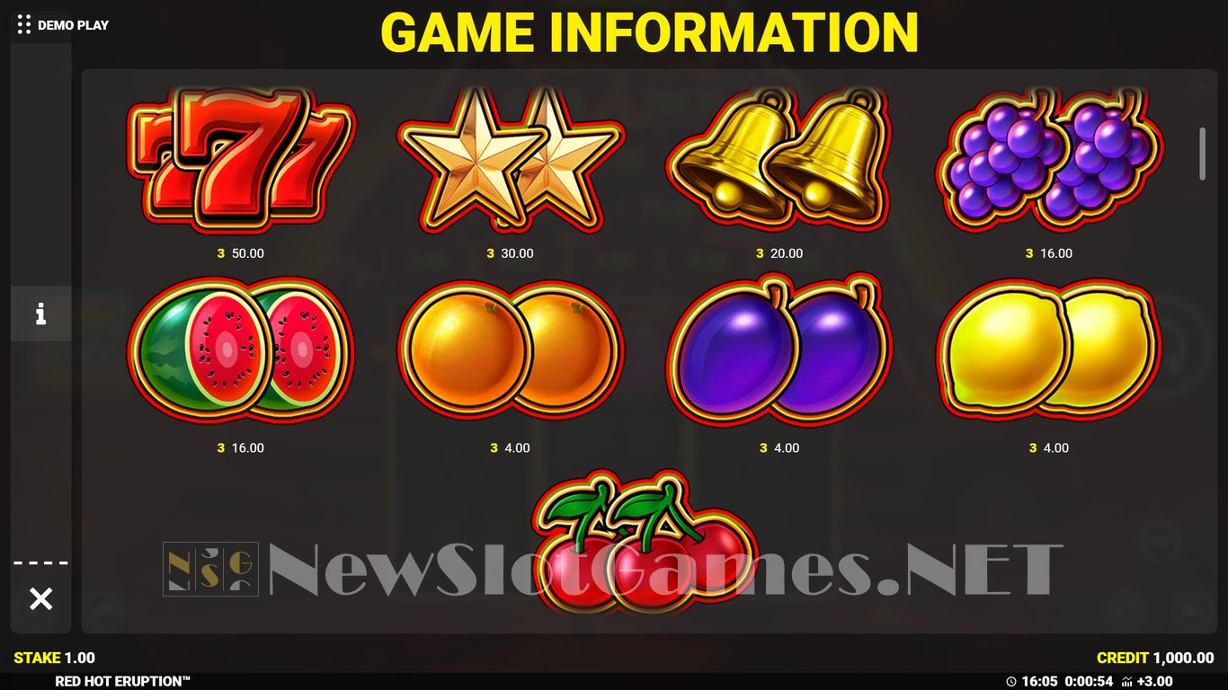 Red Hot Eruption Slot Slot Image in Demo - pic. 4