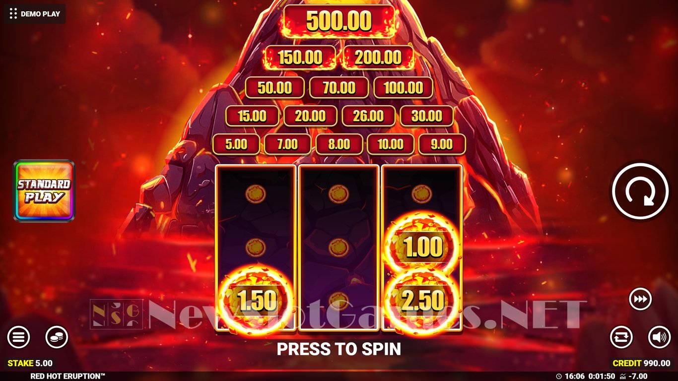 Red Hot Eruption Slot Slot Image in Demo - pic. 6