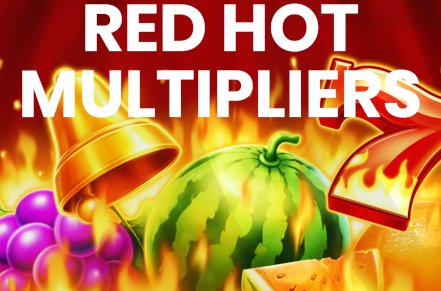 Red Hot Multipliers Slot Logo