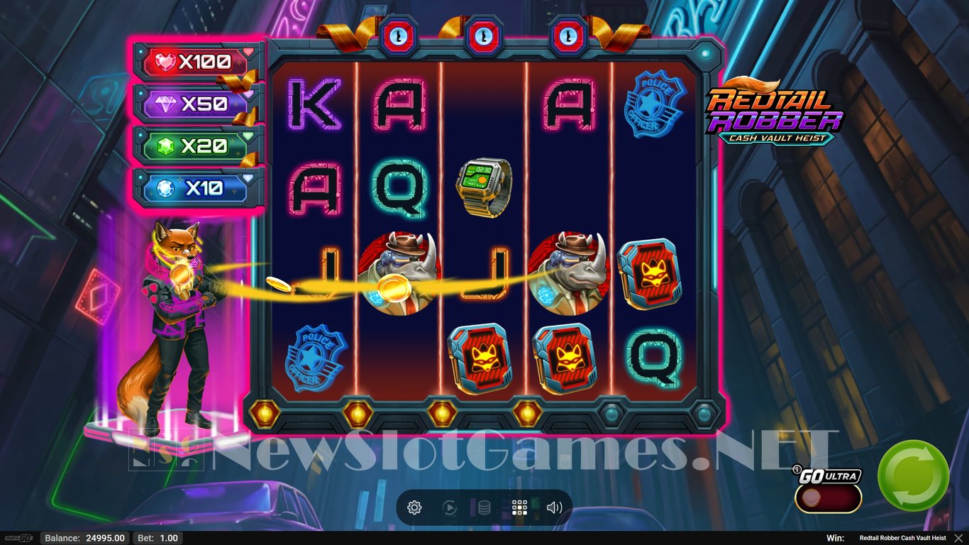 Redtail Robber Cash Vault Heist Slot Slot Image in Demo - pic. 3