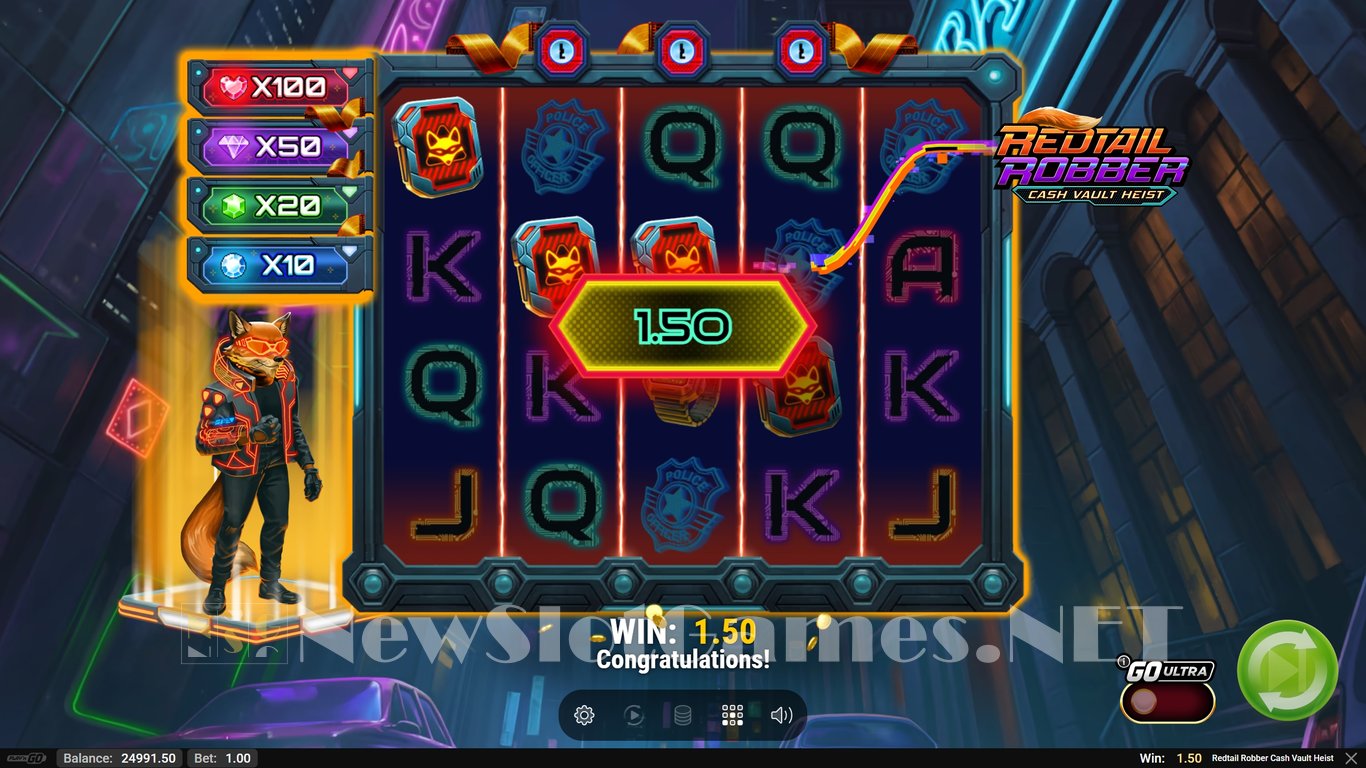 Redtail Robber Cash Vault Heist Slot Slot Image in Demo - pic. 5