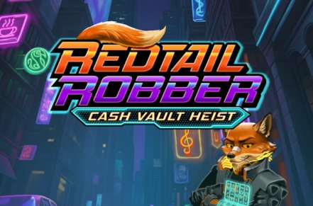 Redtail Robber Cash Vault Heist Slot Logo