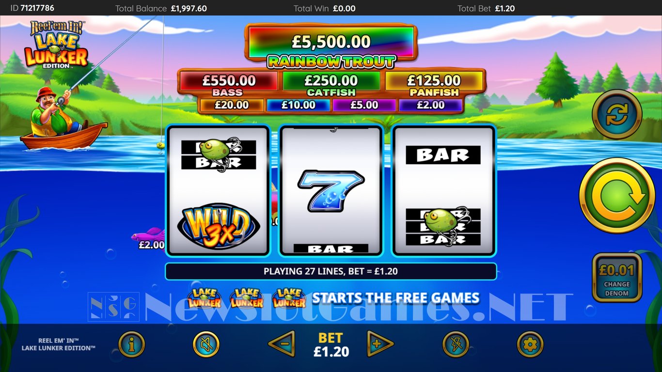 Reel Em In Lake Lunker Edition Slot Slot Image in Demo - pic. 2