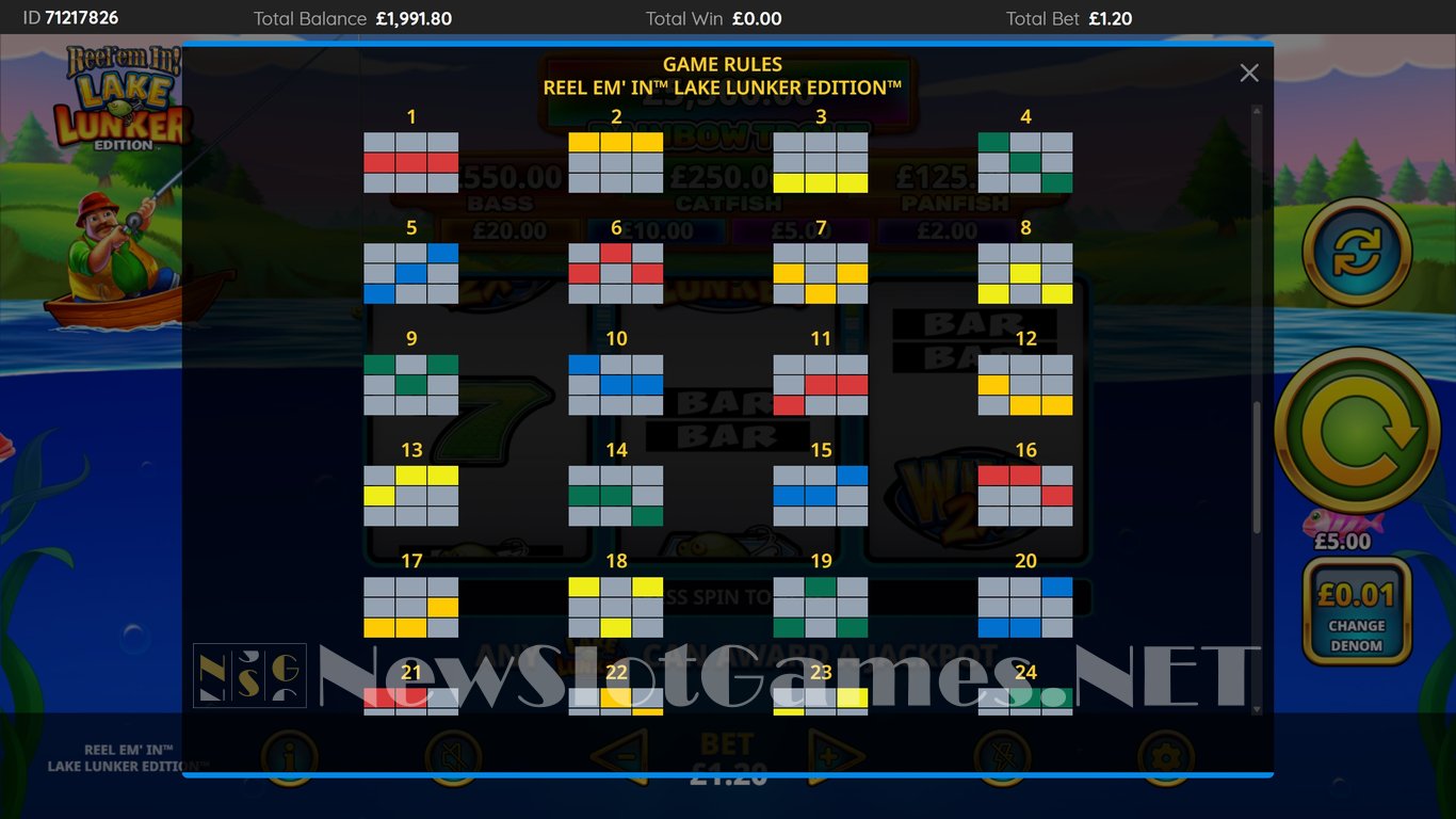 Reel Em In Lake Lunker Edition Slot Slot Image in Demo - pic. 6