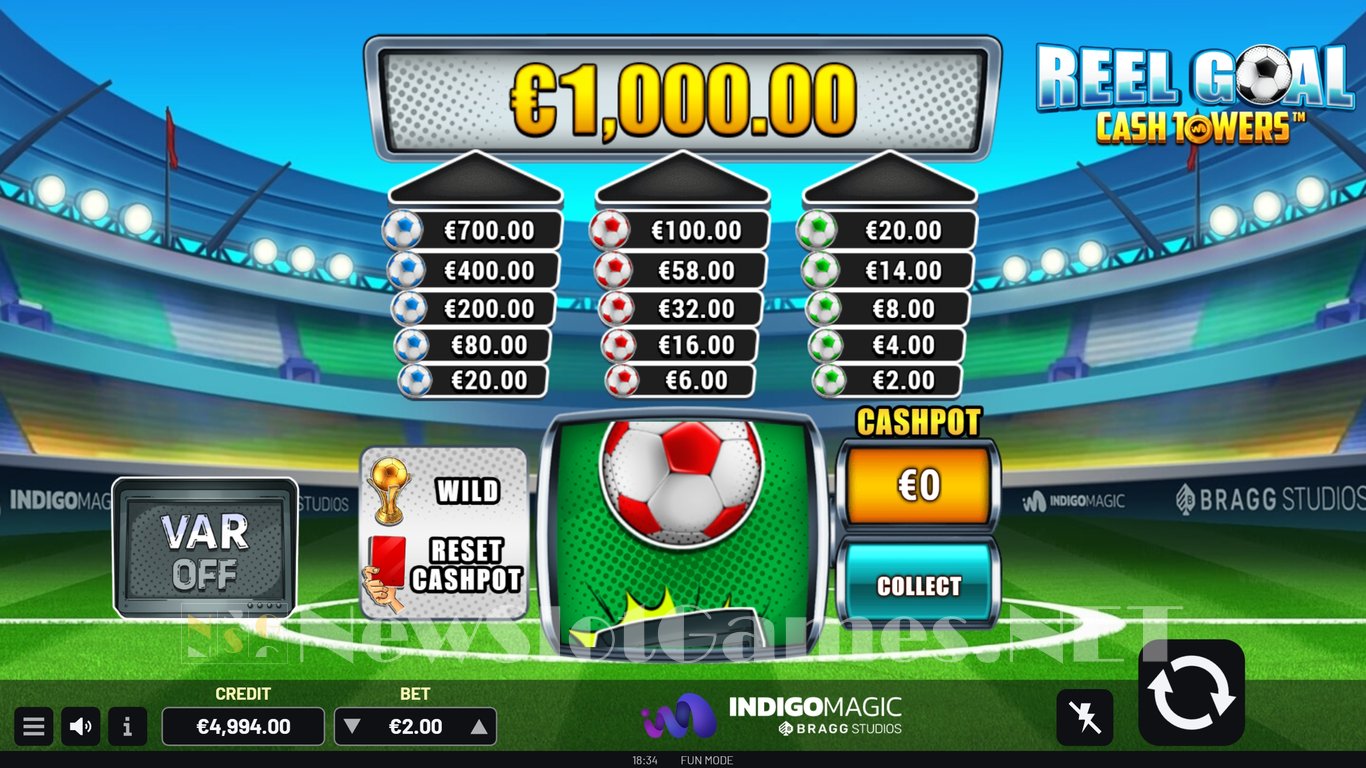 Reel Goal Cash Towers Slot Slot Image in Demo - pic. 2
