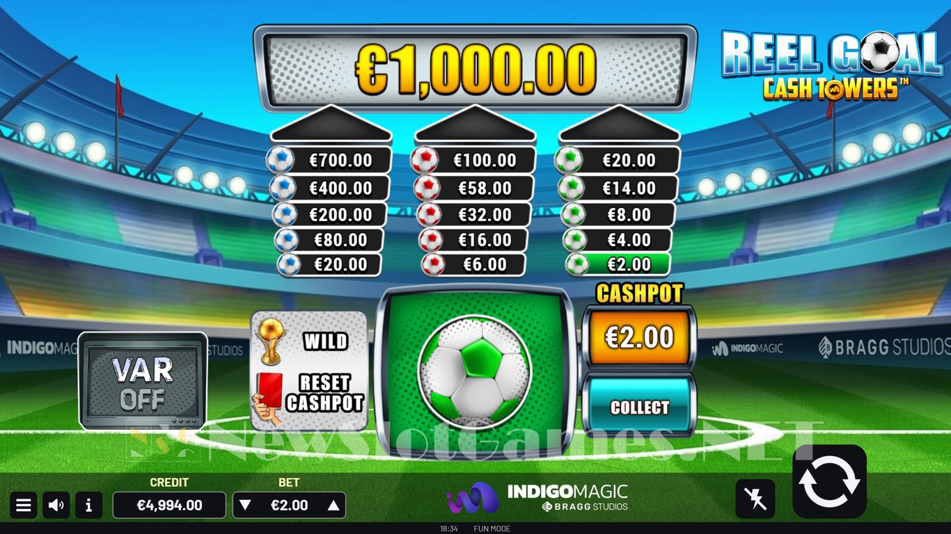 Reel Goal Cash Towers Slot Slot Image in Demo - pic. 3
