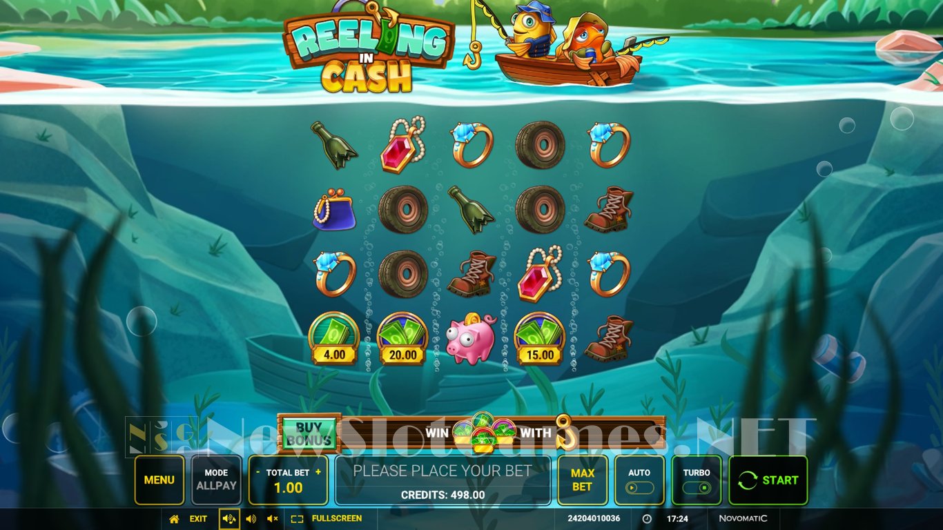 Reeling in Cash Slot Demo Image