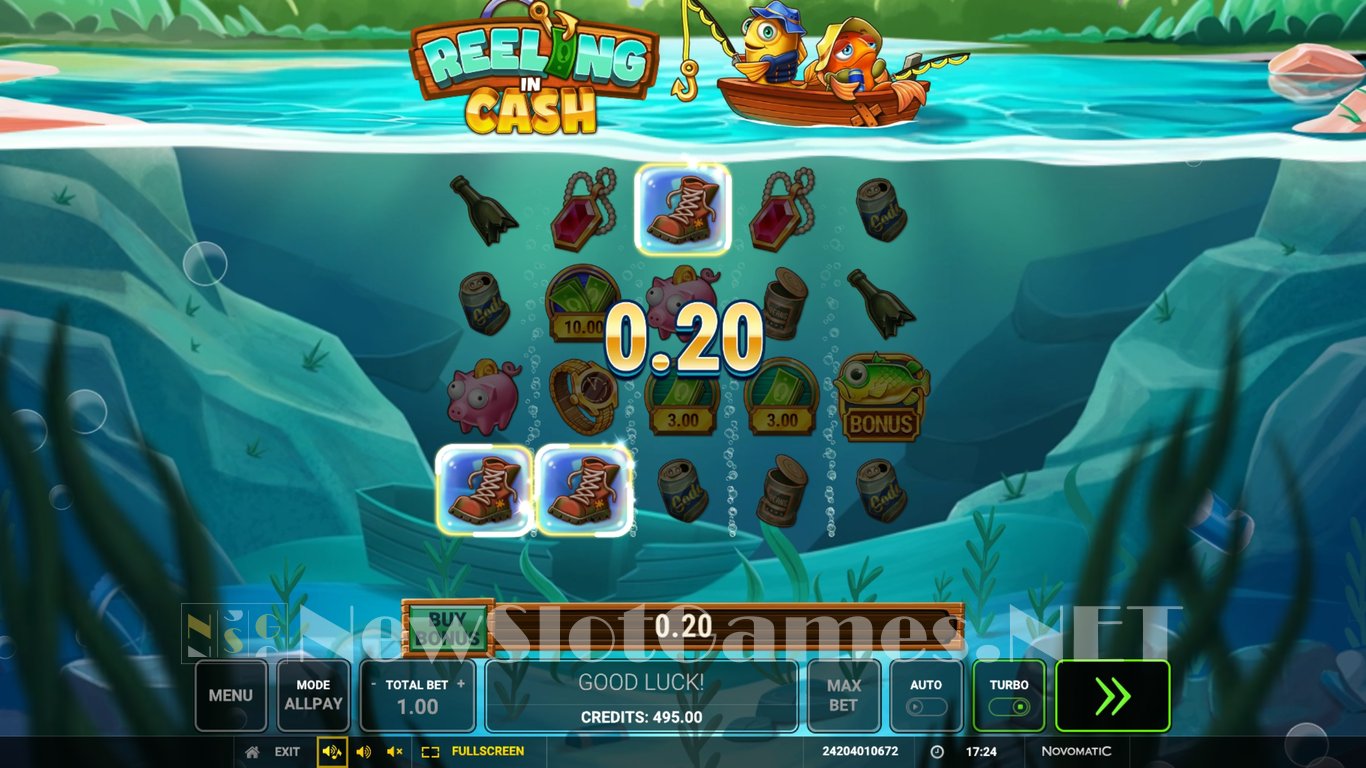 Reeling in Cash Slot Slot Image in Demo - pic. 3