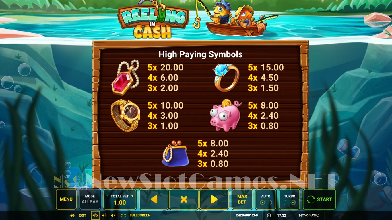 Reeling in Cash Slot Slot Image in Demo - pic. 5