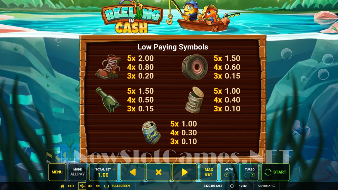 Reeling in Cash Slot Slot Image in Demo - pic. 6