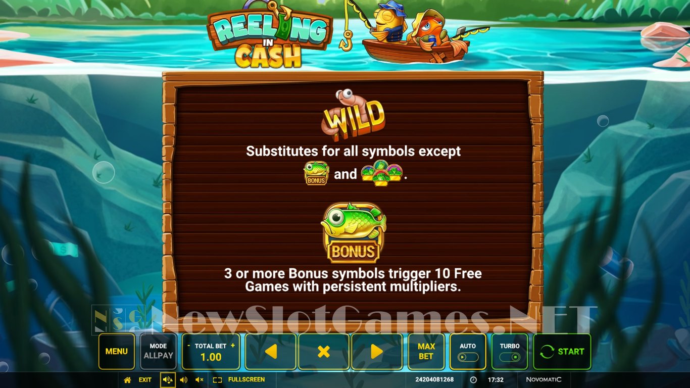 Reeling in Cash Slot Slot Image in Demo - pic. 7