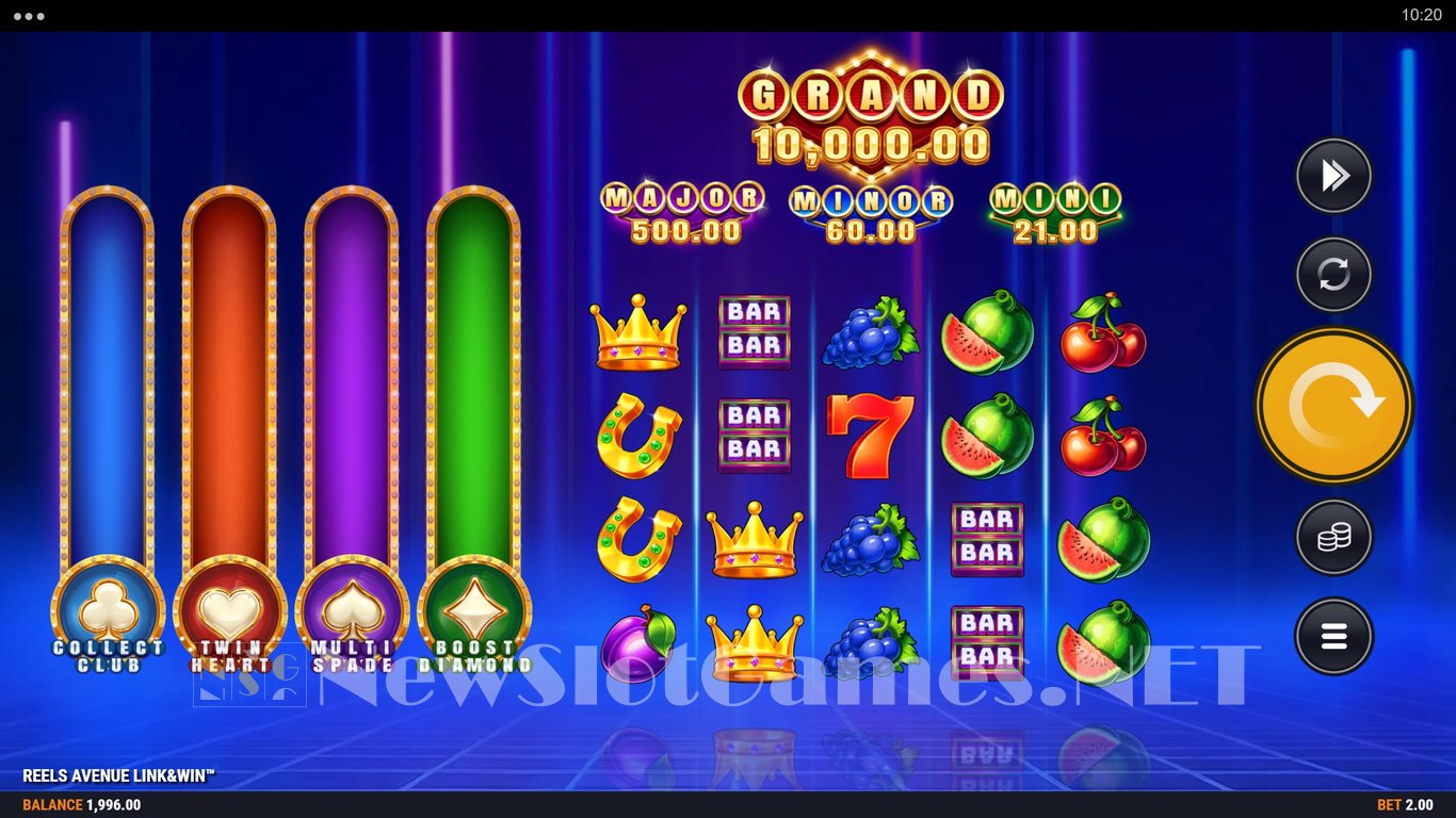 Reels Avenue Link&Win Slot Demo Image