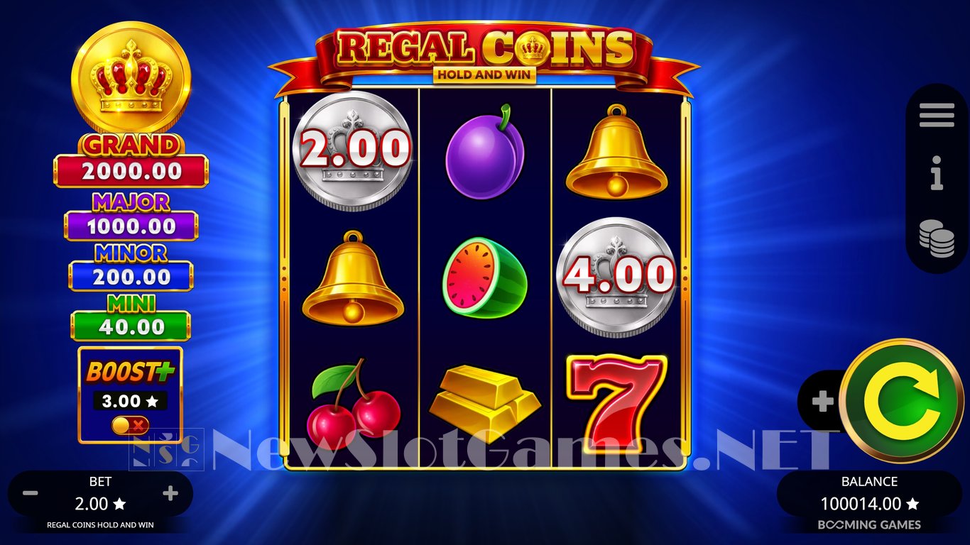 Regal Coins Hold and Win Slot Demo Image