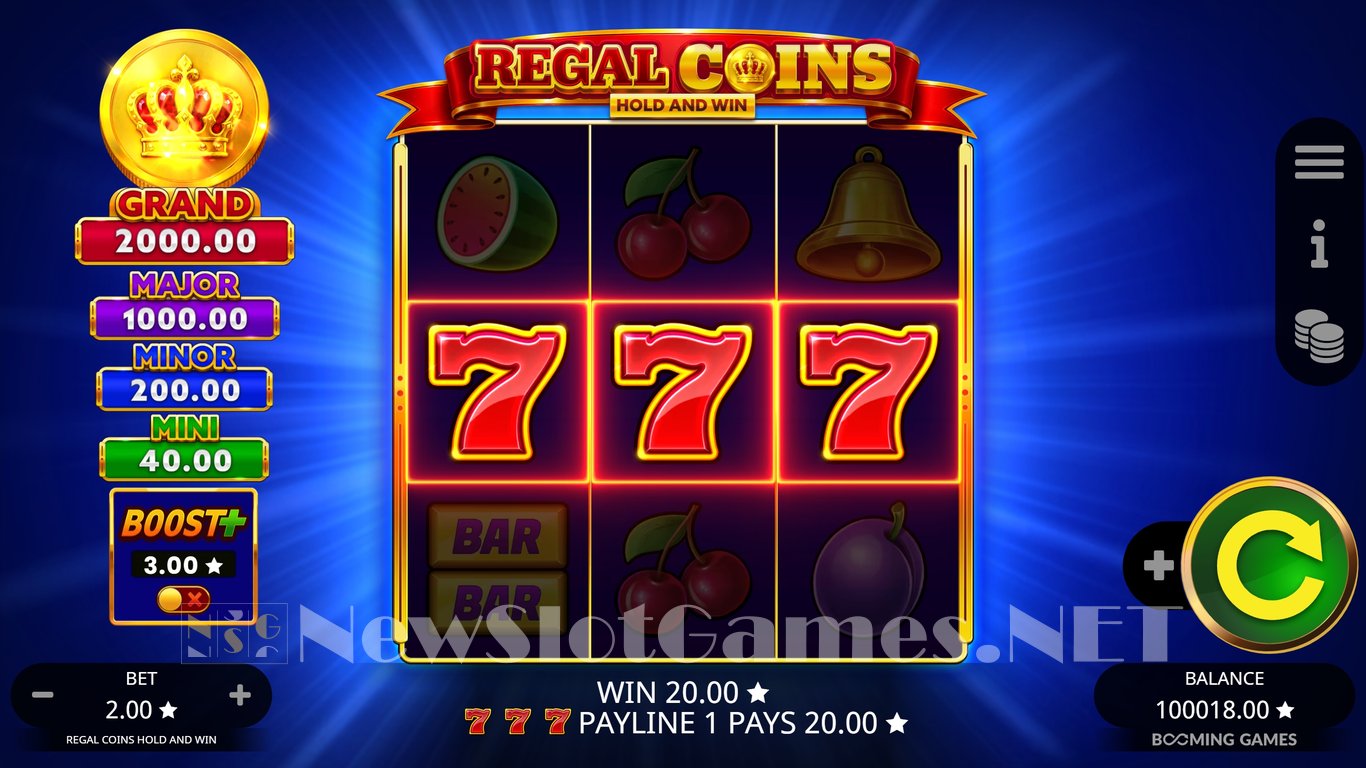Regal Coins Hold and Win Slot Slot Image in Demo - pic. 2
