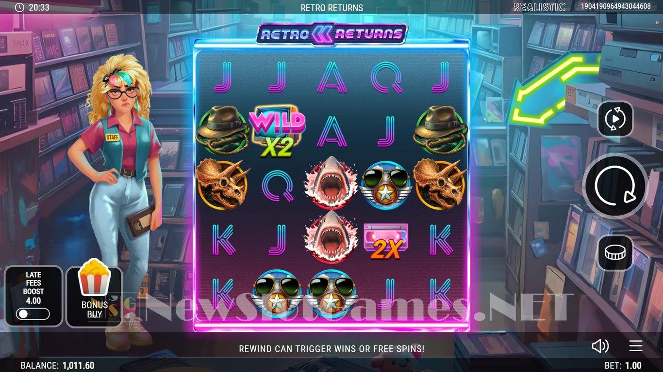 Retro Returns Slot Demo Image