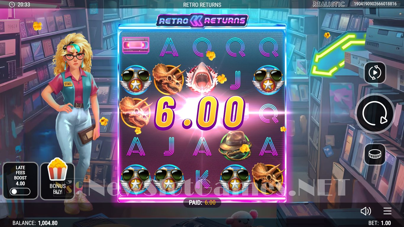 Retro Returns Slot Slot Image in Demo - pic. 2