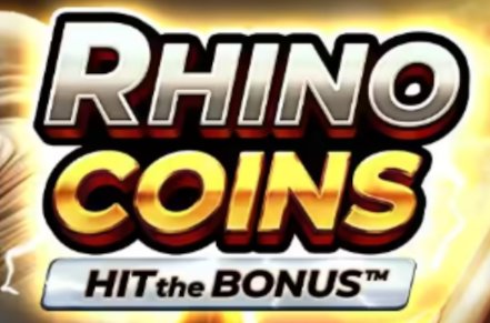 Rhino Coins Hit the Bonus Slot Logo