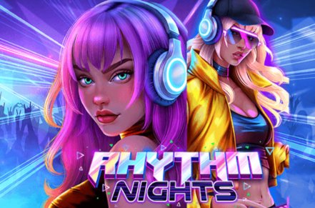 Rhythm Nights Slot Logo