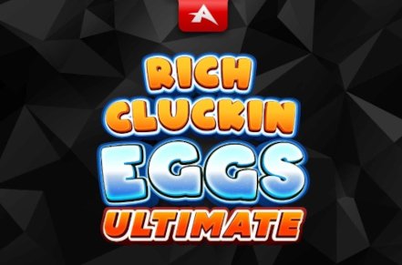 Rich Cluckin Eggs Ultimate Slot Logo