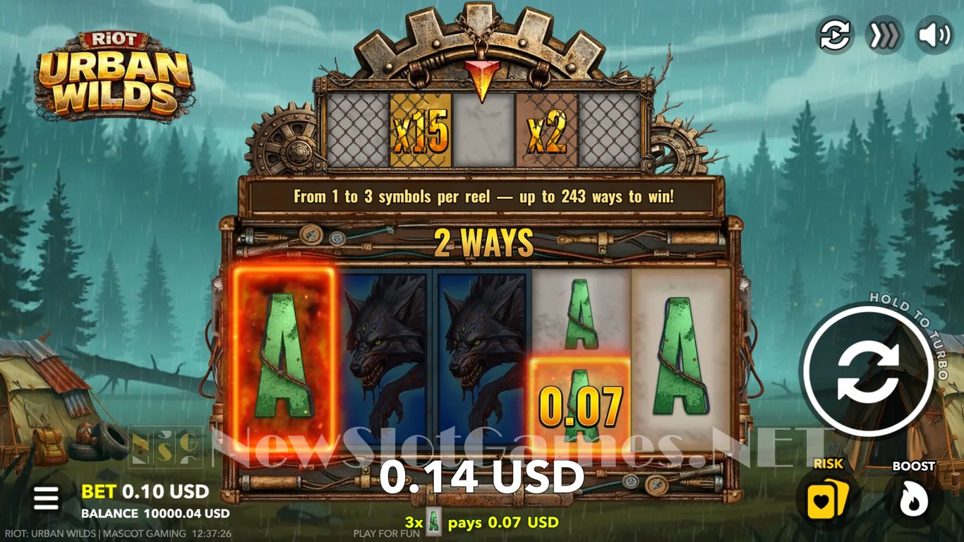 Riot Urban Wilds Slot Demo Image