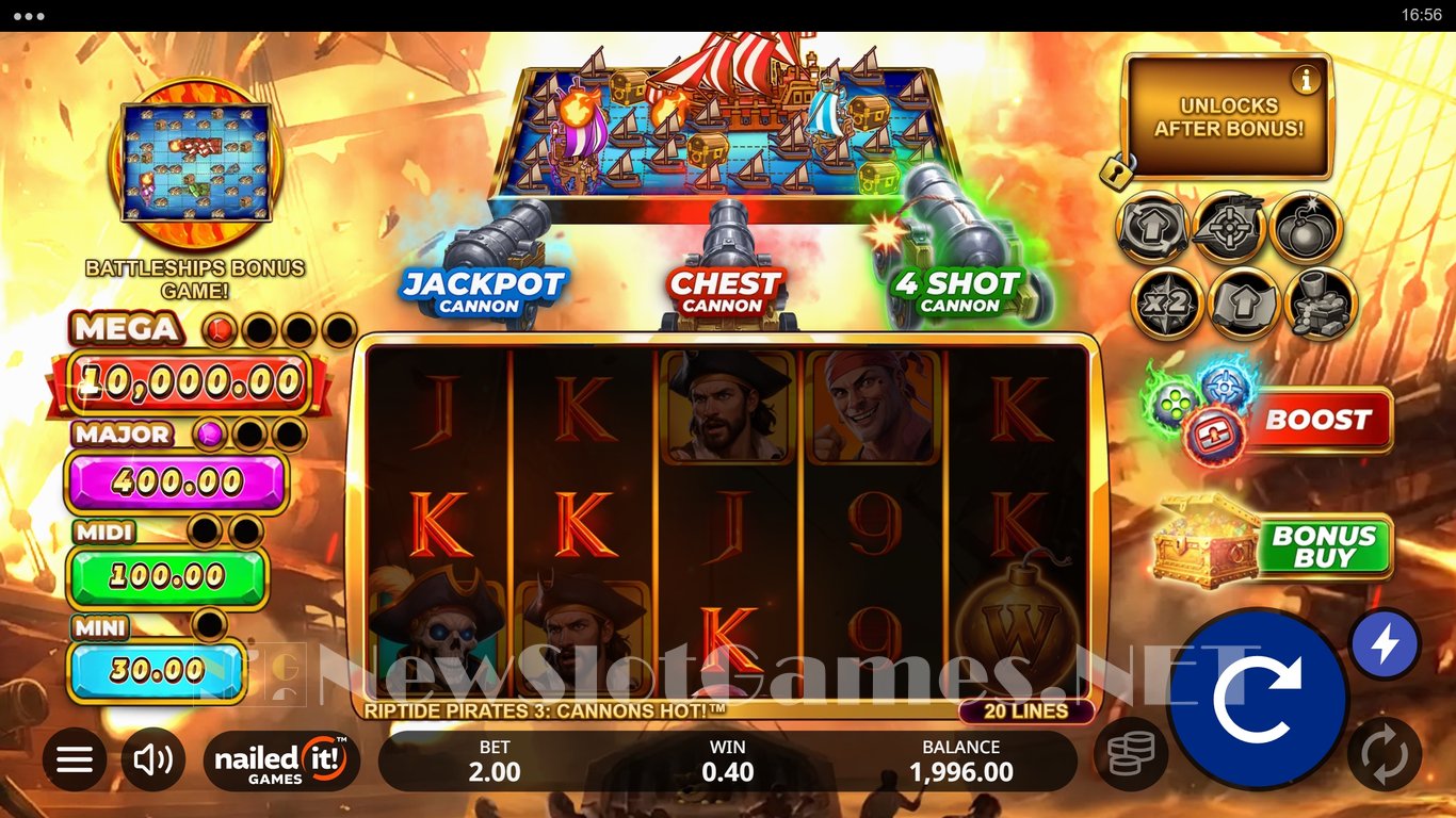 Riptide Pirates 3 Cannons Hot Slot Slot Image in Demo - pic. 2