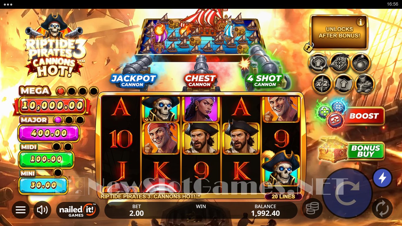 Riptide Pirates 3 Cannons Hot Slot Slot Image in Demo - pic. 3