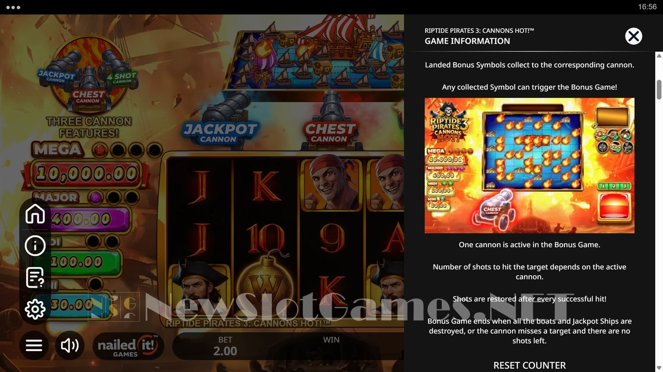 Riptide Pirates 3 Cannons Hot Slot Slot Image in Demo - pic. 5