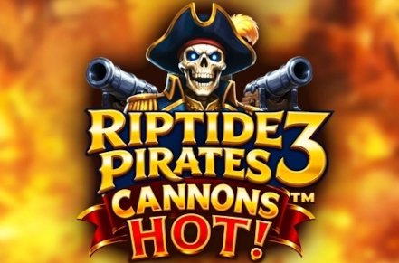 Riptide Pirates 3 Cannons Hot Slot Logo