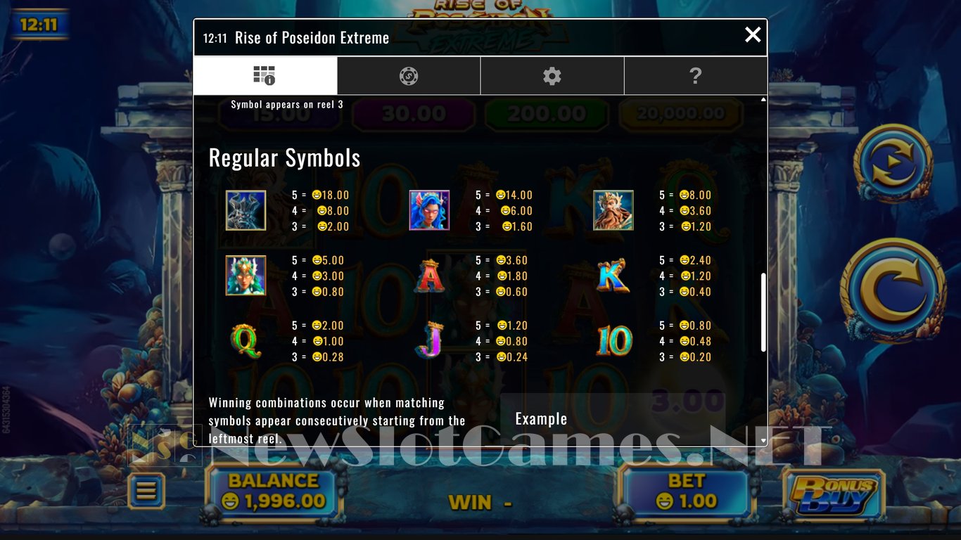 Rise of Poseidon Extreme Slot Slot Image in Demo - pic. 4