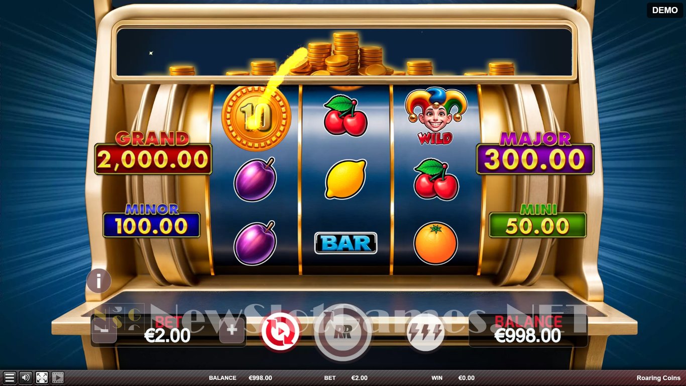 Roaring Coins Slot Demo Image