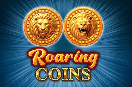 Roaring Coins Slot Logo