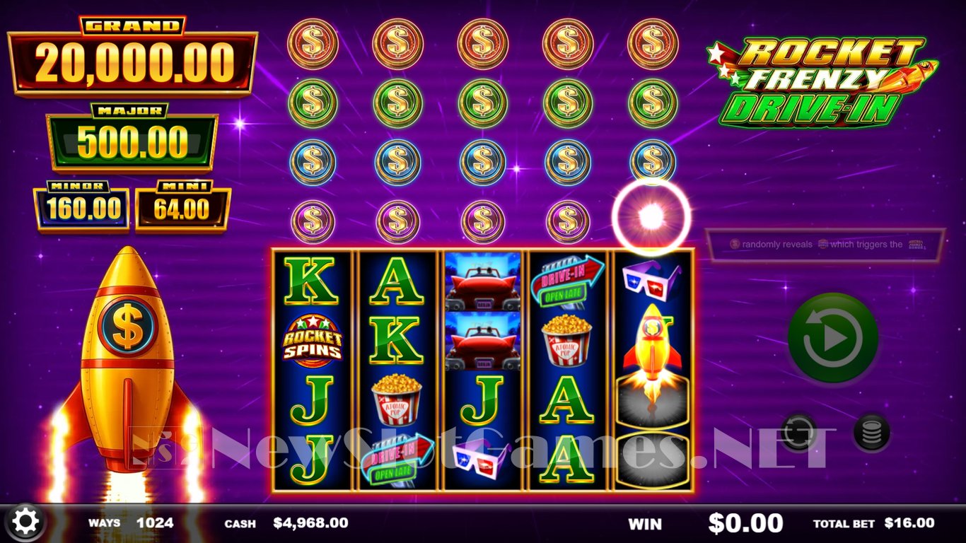 Rocket Frenzy Drive-In Slot Slot Image in Demo - pic. 2