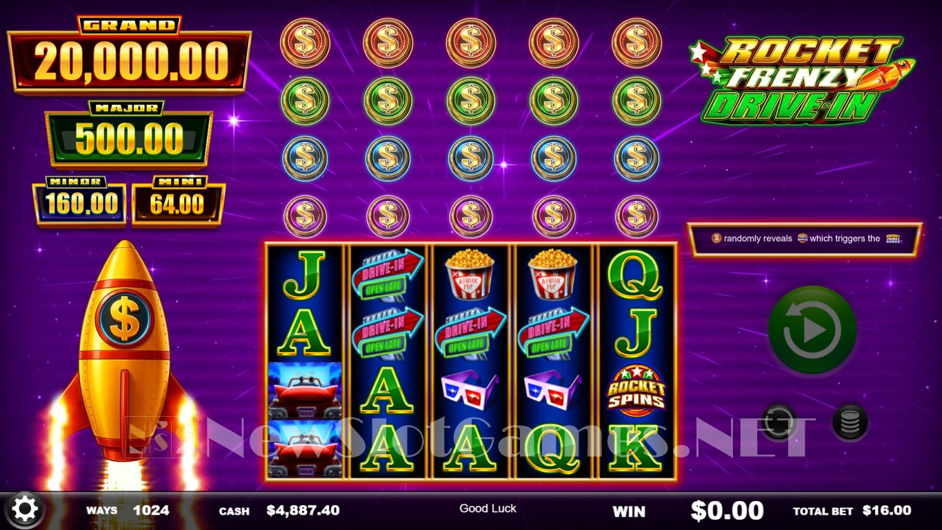 Rocket Frenzy Drive-In Slot Slot Image in Demo - pic. 4