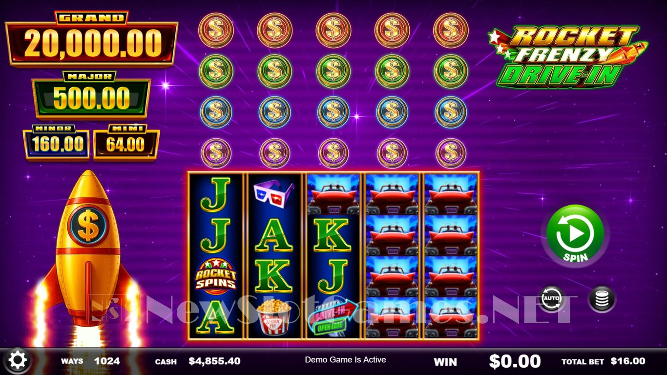 Rocket Frenzy Drive-In Slot Slot Image in Demo - pic. 5