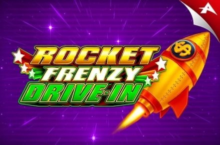 Rocket Frenzy Drive-In Slot Logo