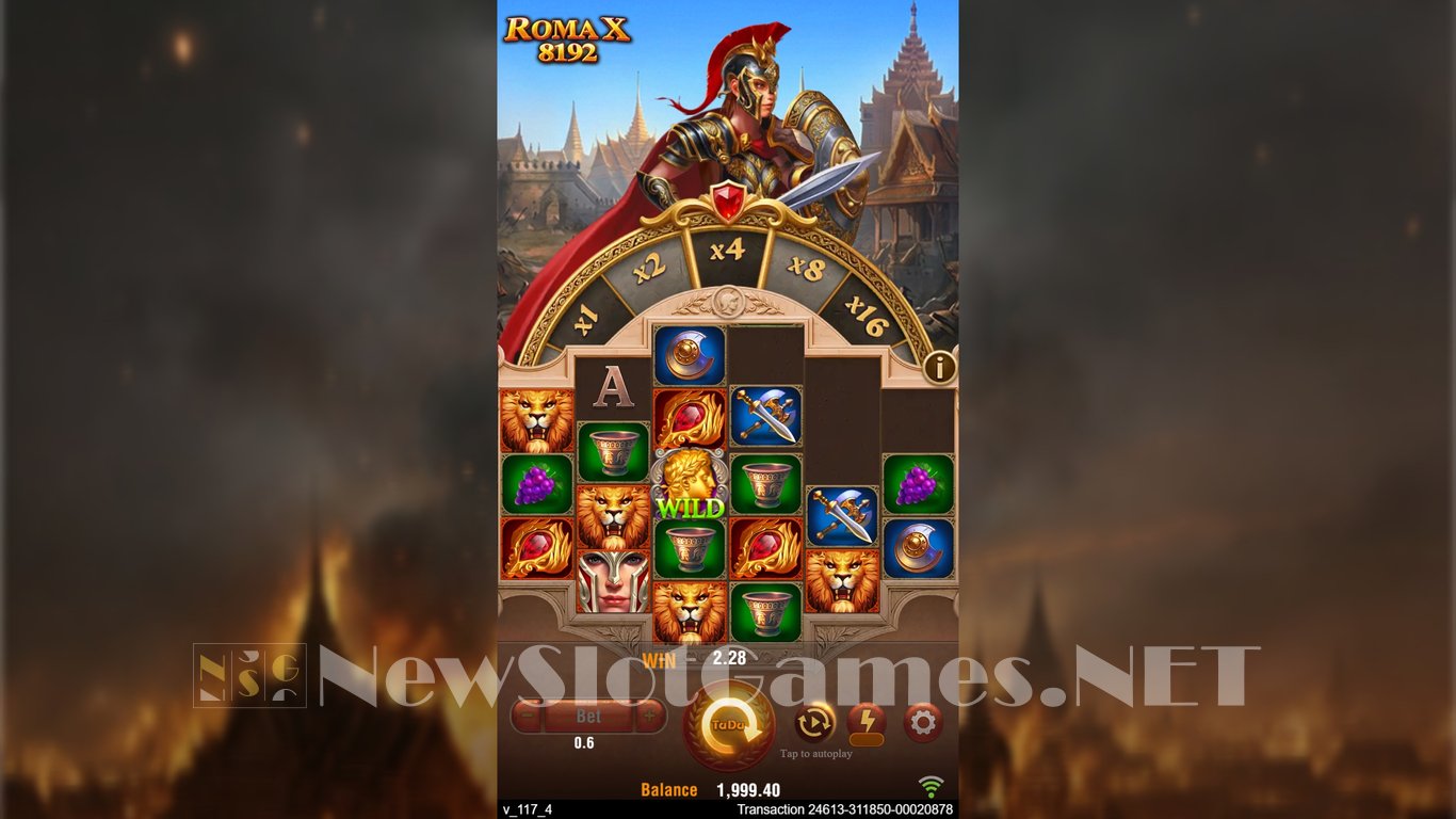 Roma X 8192 Slot Slot Image in Demo - pic. 2