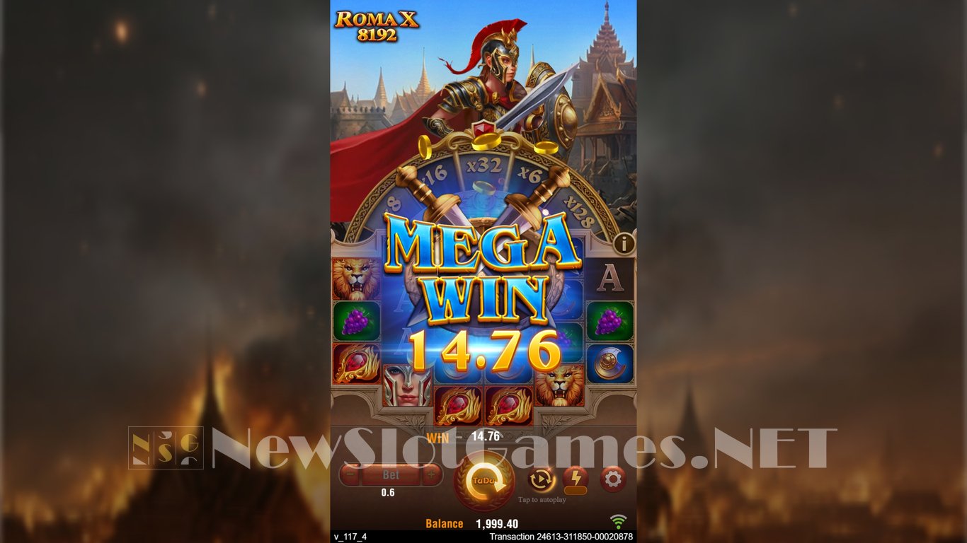 Roma X 8192 Slot Slot Image in Demo - pic. 4